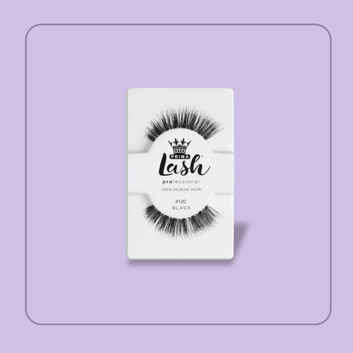 PROFESSIONAL (100% HUMAN HAIR) STRIP LASHES #120