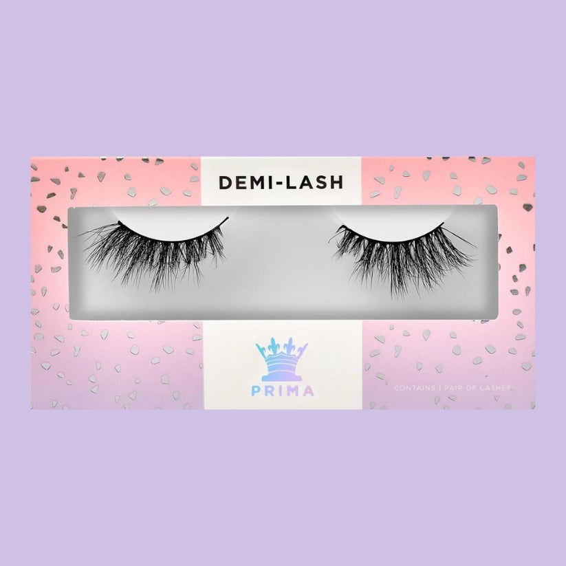 PrimaLash Side Flick half lashes in tray – lightweight demi lash