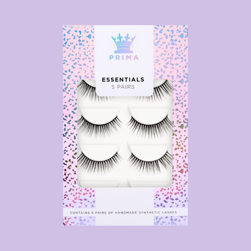 Essentials 5 Pair Pack Vegan Lashes #Heidi