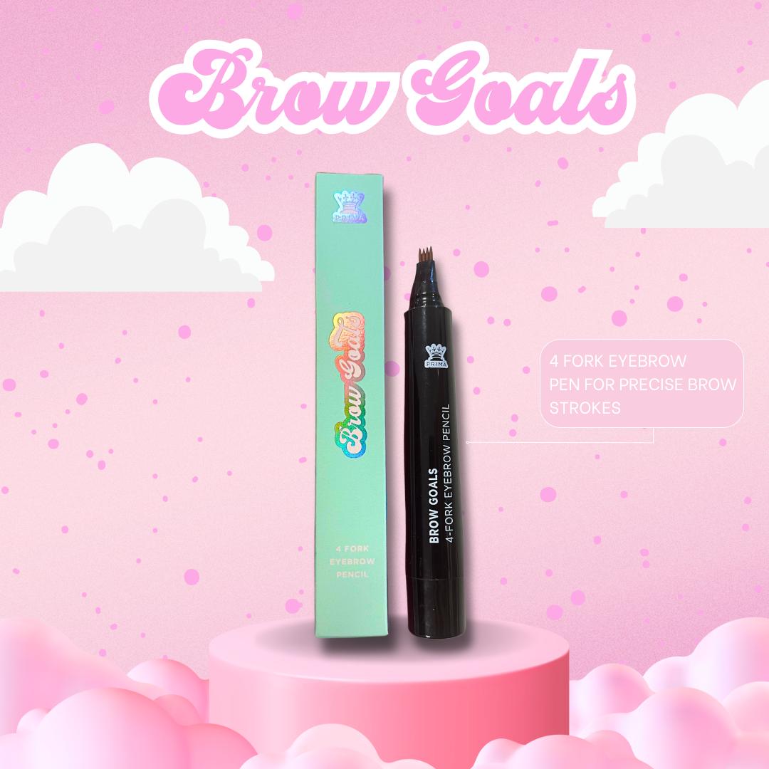 Brow Goals - 4 Forked Brow Pen (Various Colours)