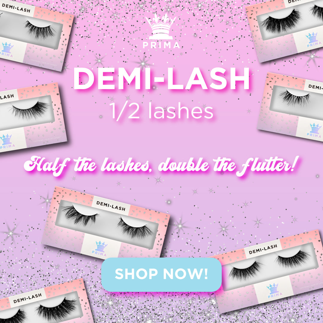 Half the lashes, double the flutter! 💗