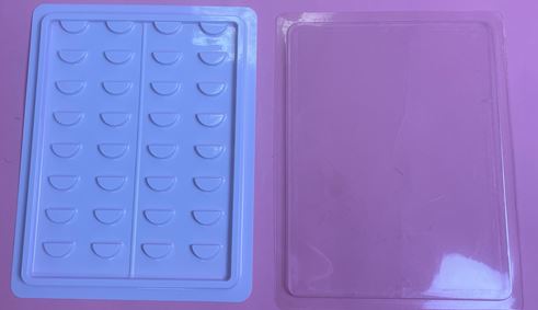 blank lash tray