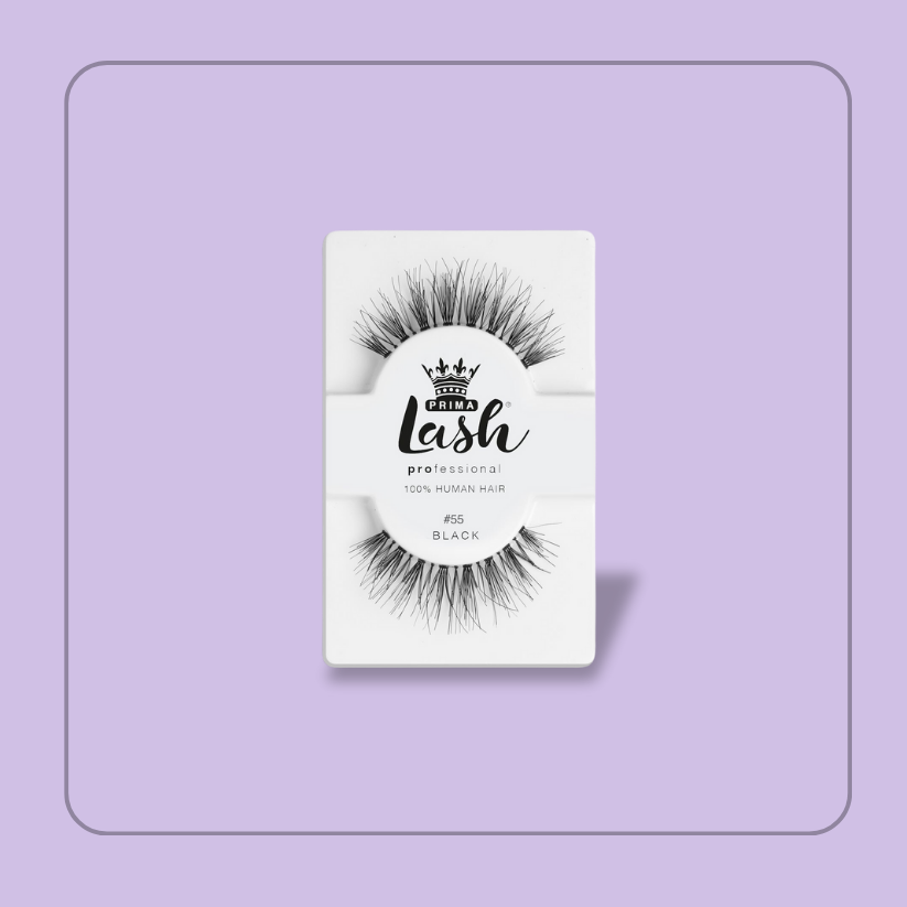 Professional (100% Human Hair) Strip Lashes #55