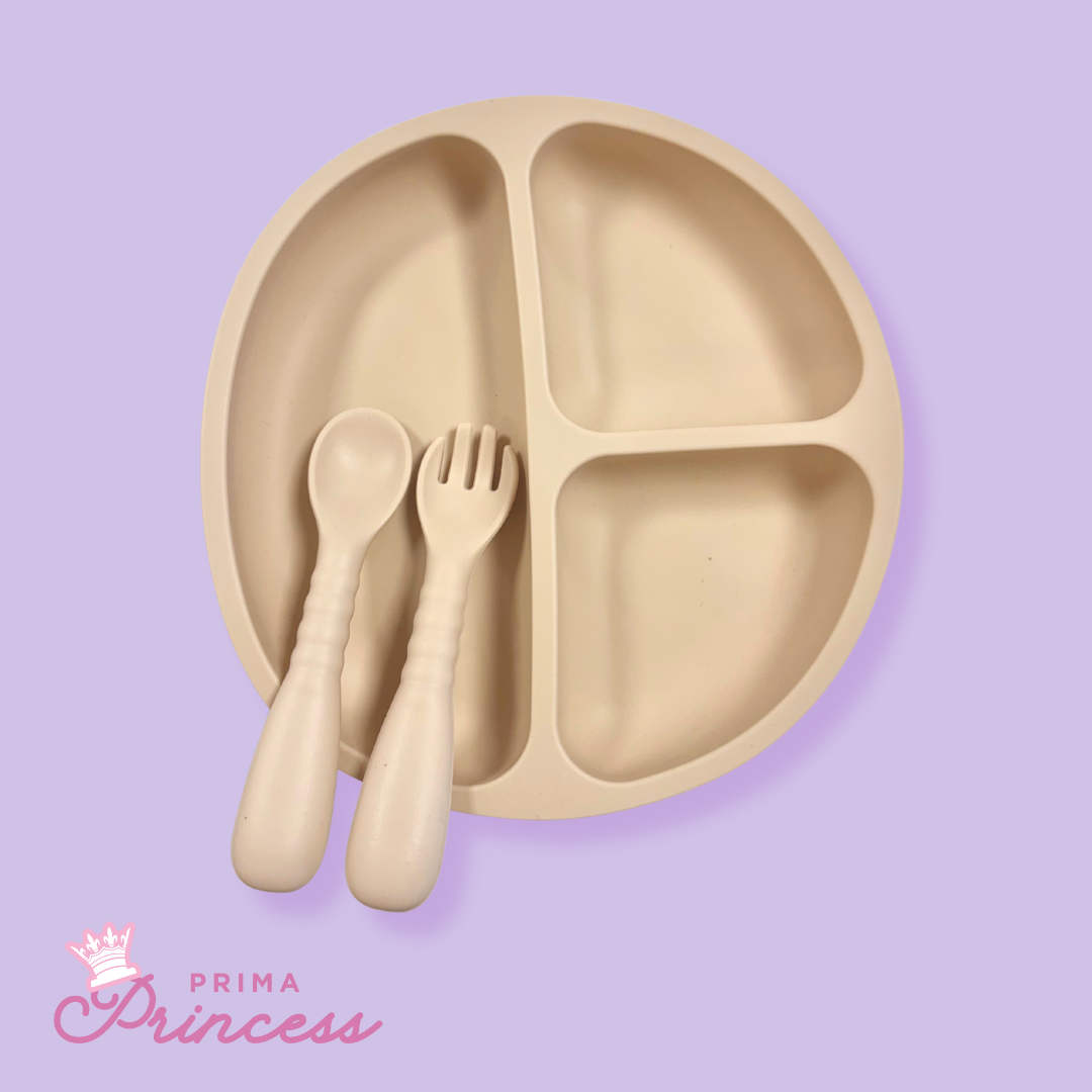 7 Piece Baby Silicone Dinner Set