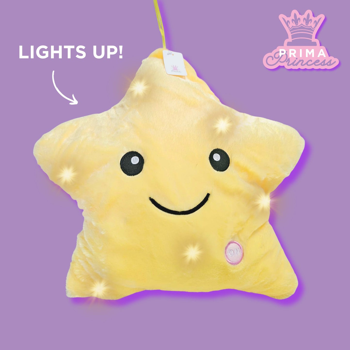 Princess Light Up Star Cushion
