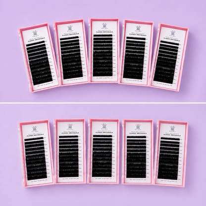 *£1 Lash Tech Trays* 5 Lash Trays for £5 – Mixed Lash Extentions Bundle