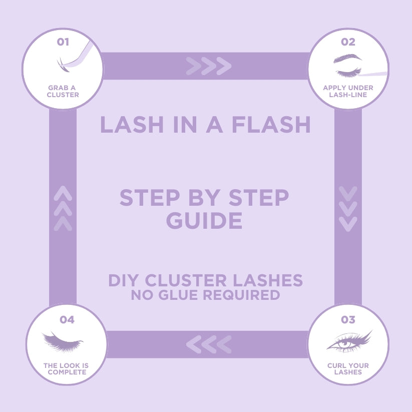 Lash in a Flash! Pre-Glued DIY Lash Extensions #Whispers