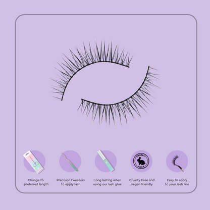 Essentials 5 Pair Pack Vegan Lashes #BELLA