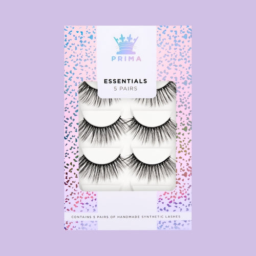 ESSENTIALS 5 PAIR PACK VEGAN LASHES #ELLA
