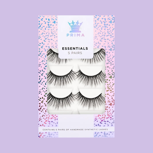 ESSENTIALS 5 PAIR PACK VEGAN LASHES #ELLA