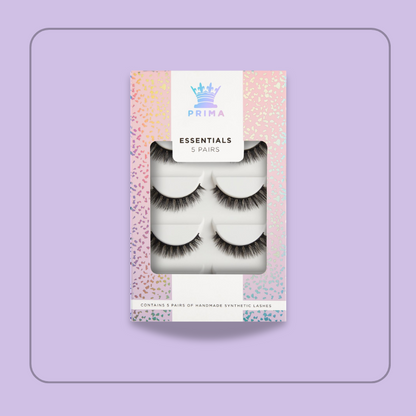 ESSENTIALS 5 PAIR PACK VEGAN LASHES #FREYA