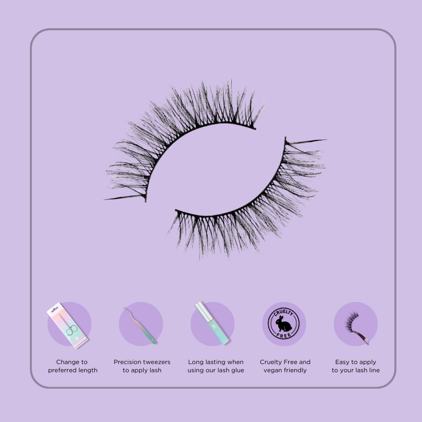 Essentials 5 Pair Pack Vegan  Lashes #Imani