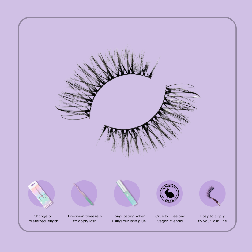 Essentials 5 Pair Pack Vegan  Lashes #Imogen