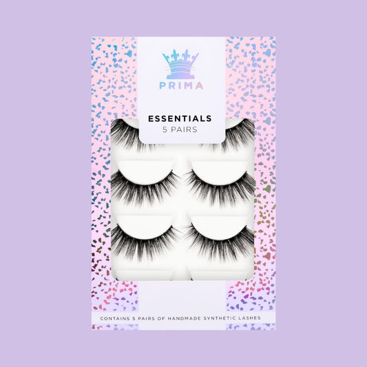 Essentials 5 Pair Pack Vegan Lashes #Lilly