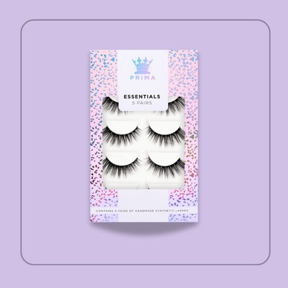 Essentials 5 Pair Pack Vegan Lashes #Lilly