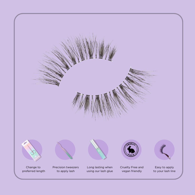 ESSENTIALS 5 PAIR PACK VEGAN LASHES #LOLA