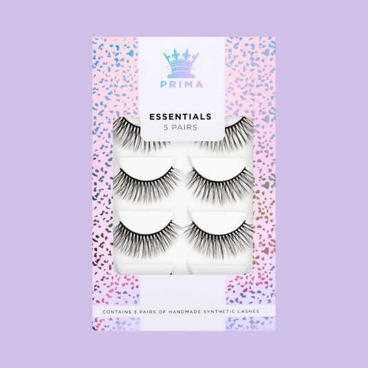 Essentials 5 Pair Pack Vegan Lashes #Lilly