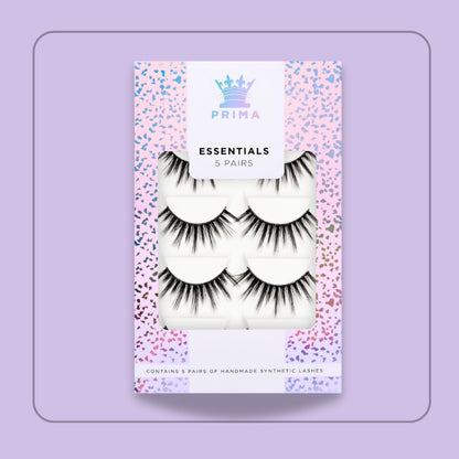 Essentials 5 Pair Pack Vegan Lashes #Arabella