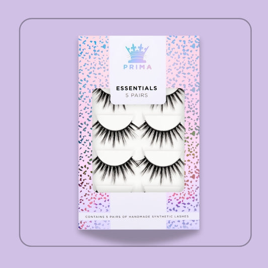 Essentials 5 Pair Pack Vegan Lashes #Arabella