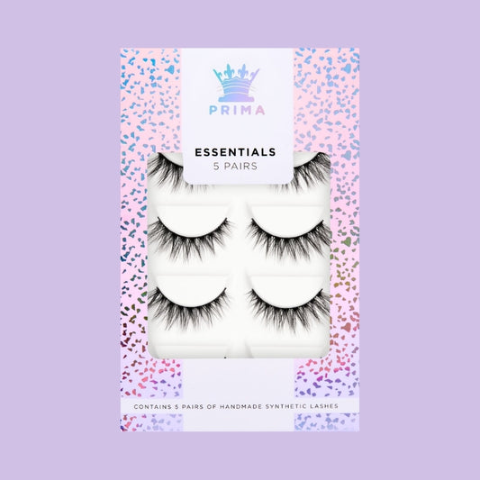 ESSENTIALS 5 PAIR PACK VEGAN LASHES #ASHLEY