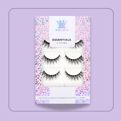 ESSENTIALS 5 PAIR PACK VEGAN LASHES #ASHLEY