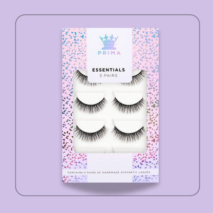 ESSENTIALS 5 PAIR PACK VEGAN LASHES #CAMILLA