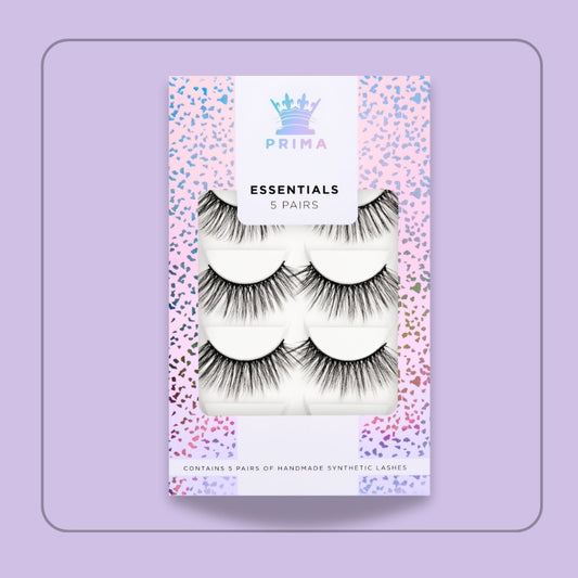 ESSENTIALS 5 PAIR PACK VEGAN LASHES #ELLA