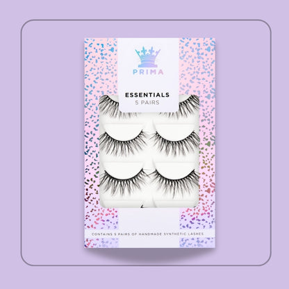 Essentials 5 Pair Pack Vegan  Lashes #Imogen