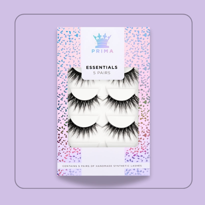 Essentials 5 Pair Pack Vegan Lashes #Jessica