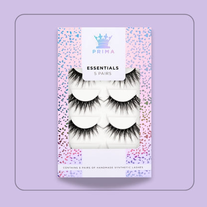 Essentials 5 Pair Pack Vegan Lashes #Jessica