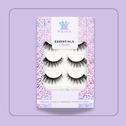 Essentials 5 Pair Pack Vegan Lashes #Lilly