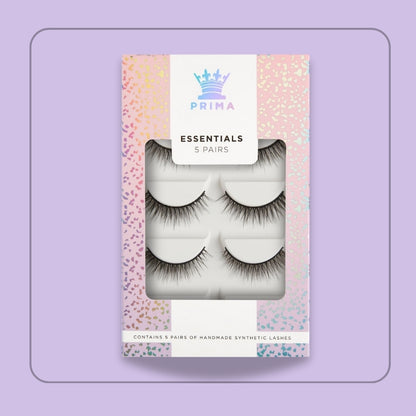 ESSENTIALS 5 PAIR PACK VEGAN LASHES #ORLA