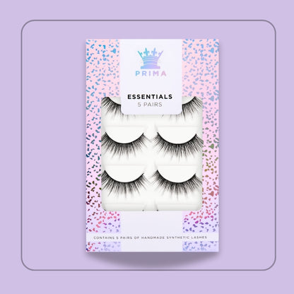 Essentials 5 Pair Pack Vegan  Lashes #Saniya