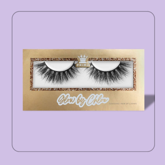 GLOW BY CHLOE X PRIMALASH LUXURY MINK STRIP LASHES #GLIMMER