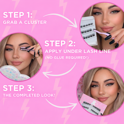 No Glue Lashes – Ready in Seconds 👀 Add to cart for further discount to £6.75, be quick! #Whisper