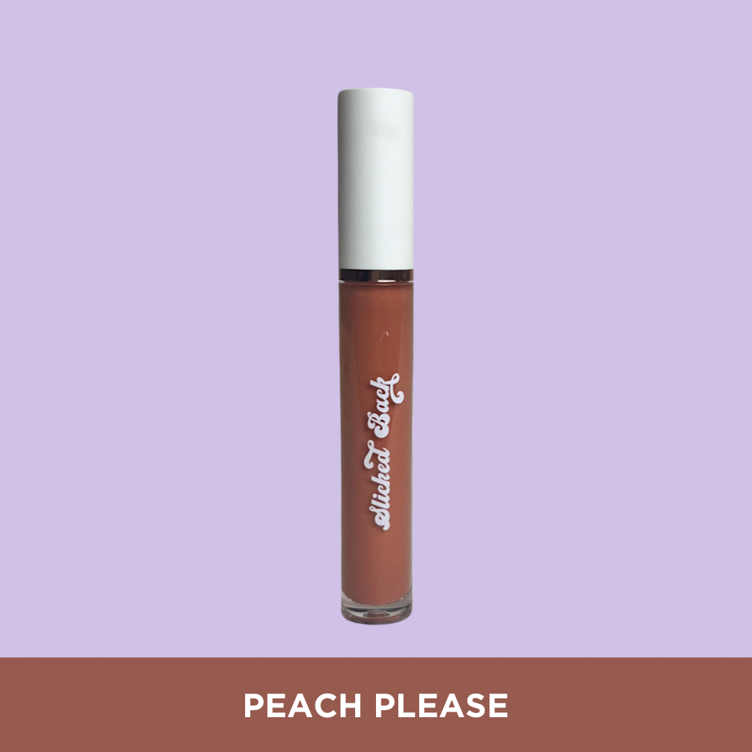Slicked Back Lipgloss - Peach Please