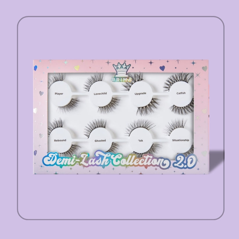 8 Pair Demi Half (1/2) Lash Collection Vault v2.0