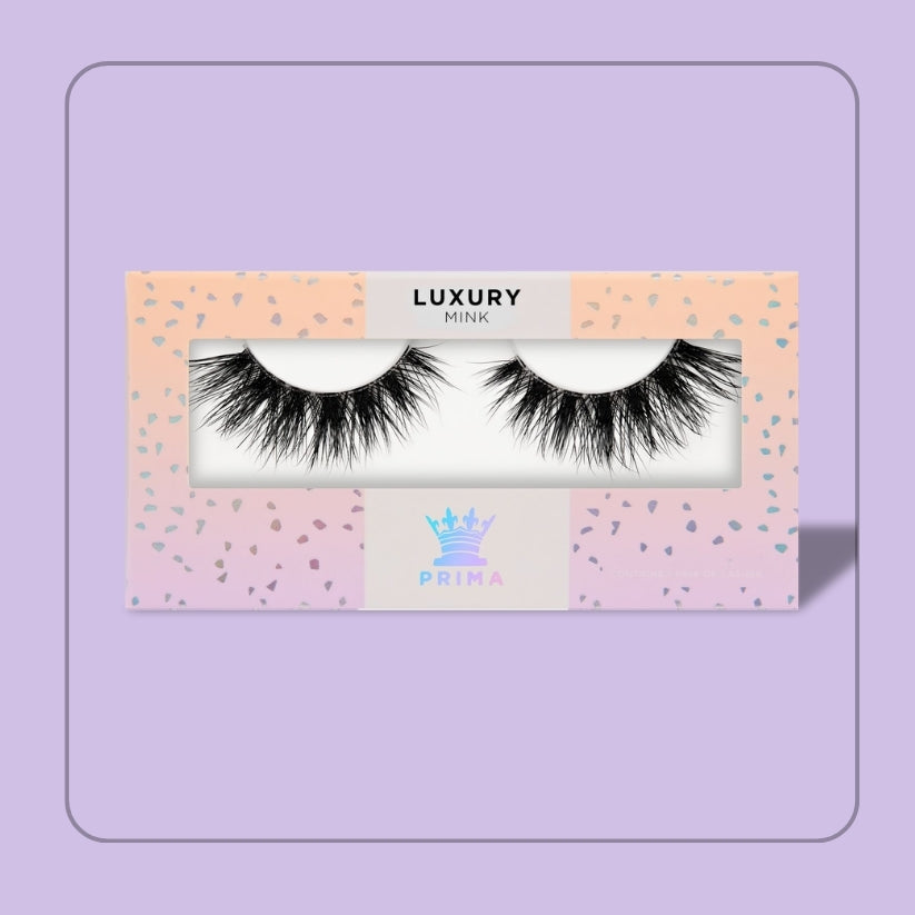 Luxury Mink strip Lashes #Naughty (3D)