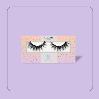 Luxury Mink strip Lashes #Peachy (3D)