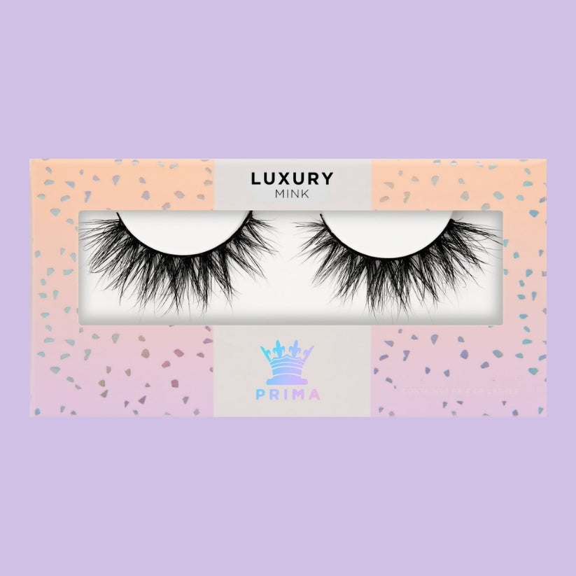 Luxury Mink strip Lashes #Peachy (3D)