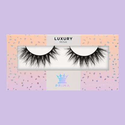 Luxury Mink strip Lashes #Peachy (3D)