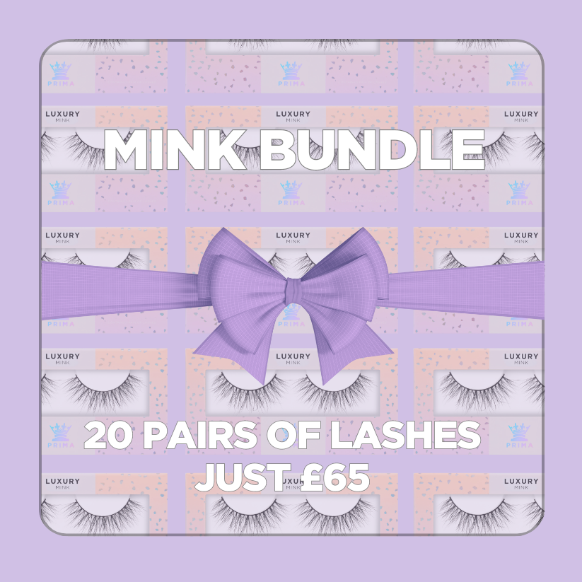 MUA Premium Mink Lash Bundle 20 Pairs (Up to £165 Value)