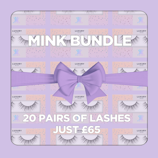 MUA Premium Mink Lash Bundle 20 Pairs (Up to £165 Value)