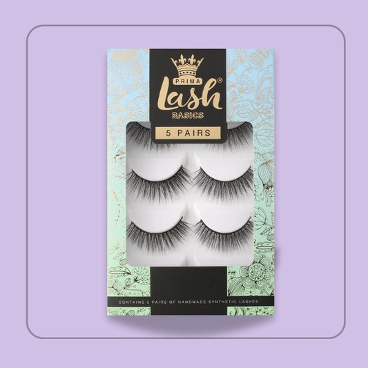 Basics 5 Pair Pack Vegan Lashes #Ivy