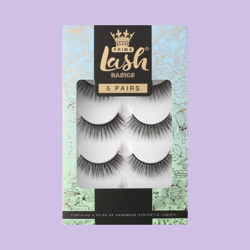 Basics 5 Pair Pack Vegan Lashes #Ivy