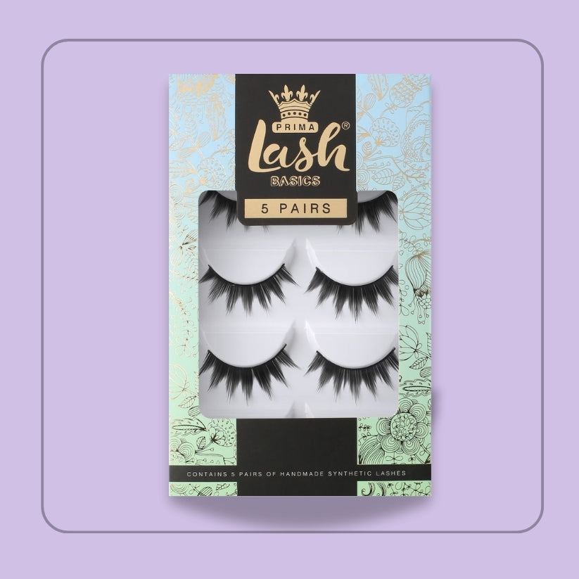 5 Pair Pack Vegan Lashes #Nyla