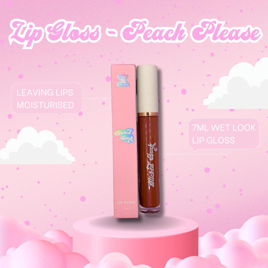 peach please lip gloss